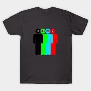 small men cyclopes multicolor T-Shirt